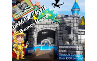 Dragon Castle Bounce House!  It's HUUUUGE!! by Pete and Chris Amusements