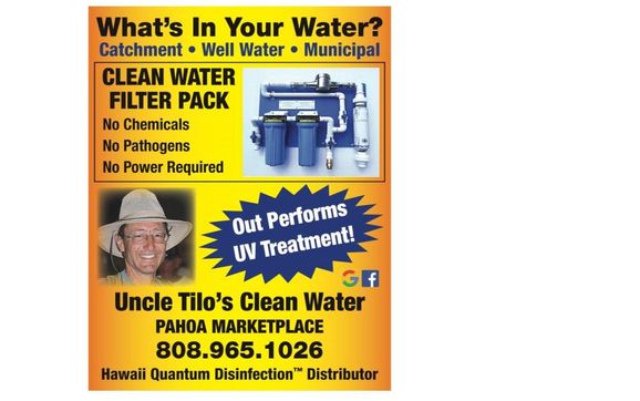 Clean Water Filter Pack for Whole House Disinfection by Uncle Tilo's Clean Water LLC