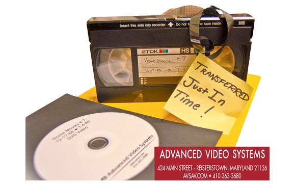 Media Transfers-curbside drop off and pickup! by Advanced Video Systems