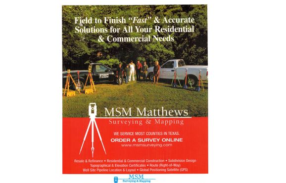 Land Surveying by MSM Surveying & Mapping