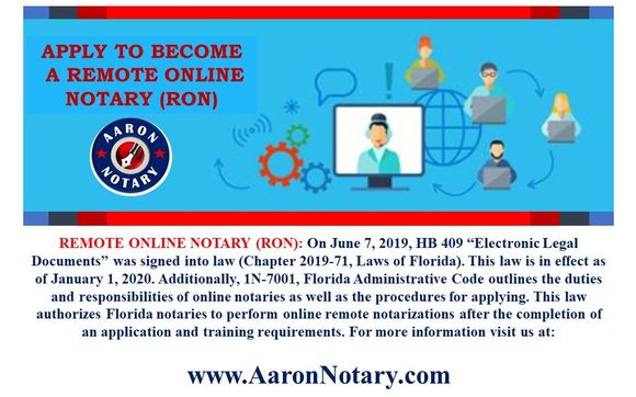 BECOME A REMOTE ONLINE NOTARY by Aaron Notary Appointment ...