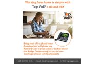Work from Home or Anywhere. Business Communications by Top VoIP