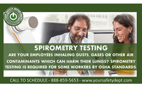 Spirometry Testing by Your Safety Department, LLC