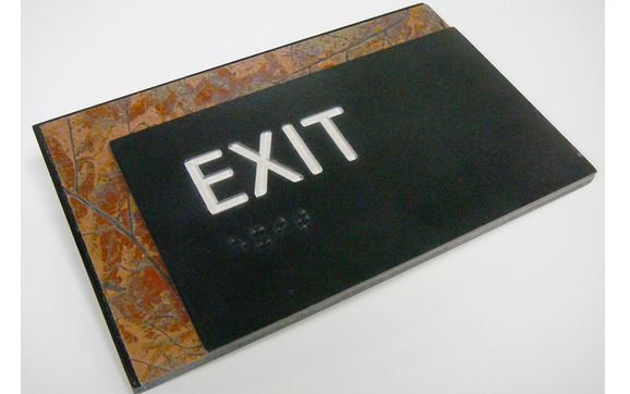 Non-electrical signs with a specialty in ADA compliant signs by H Toji and Company and Access Communications