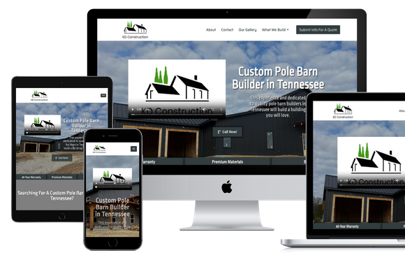 Contractor Website Design by Get Bizzy LLC