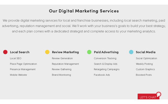 Digital Marketing Services by RevLocal