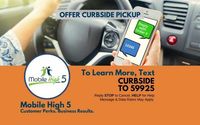 Curbside Pickup Service with SMS Text by Mobile High 5