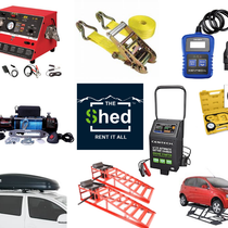 Auto repair equipment rental by The Shed Denver