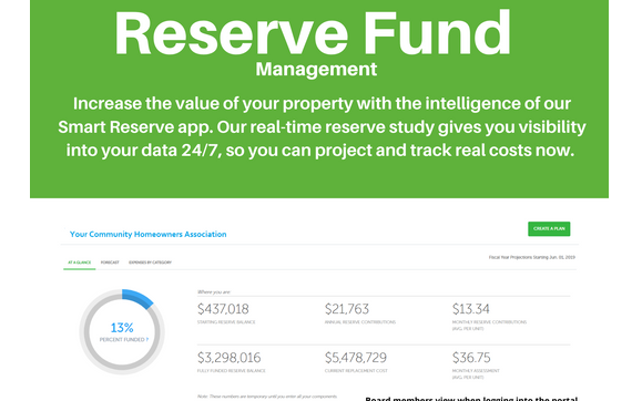 Reserve Fund Management  by MMI - McClure Management Inc.