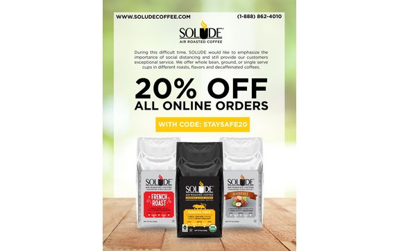 Solude Air Roasted Coffee by Solude Coffee