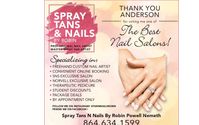 SNS dipping powder nails by Spray Tans N Nails by Robin