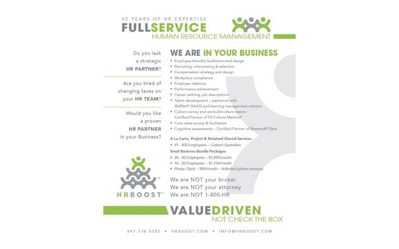 Your Dedicated HR Team - Full Service IN Your Business by HRBoost LLC