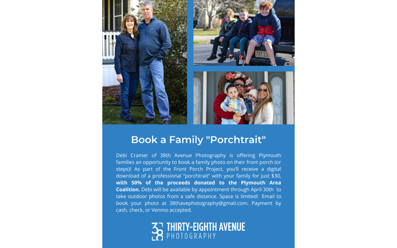 Front Porch "Porchtrait" Extended by 38th Avenue Photography LLC