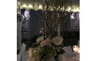 Backyard tent wedding  by Ambiance Created LLC