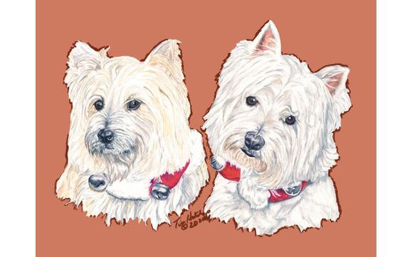 Custom Pet and People Portraits by Tim Hutchings Creations