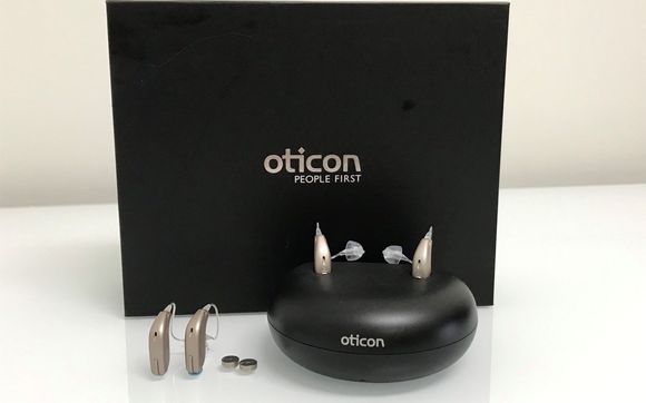 All major hearing aid brands including Oticon by Powell River Hearing Services Ltd.