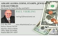 Coins, Stamps, Jewelry & Collectibles by Aikahi Aloha coins, stamps, jewelry & collectibles