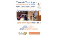 Tween & Teen Yoga on Zoom by Shakti Yoga & Living Arts
