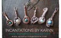Handwoven Copper & Sterling Silver Pendants by Incantations by Karyn