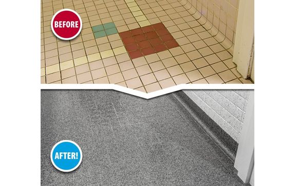 Easy Floor Tile Grout Cleaner - A Pretty Life In The Suburbs