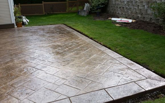 Stamped Concrete Patio By Defined Concrete Services In Township Of Langley Bc Alignable
