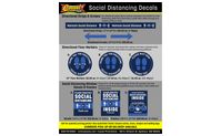 Social Distancing Decals by Cassel Promotions & Signs