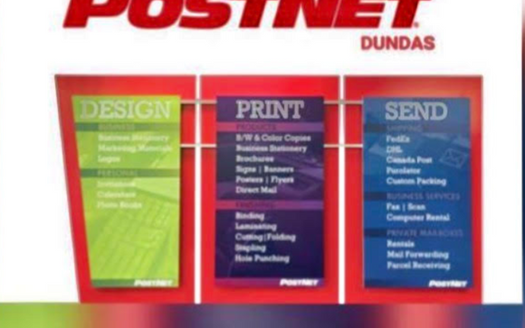 Printing and shipping services at Postnet Dundas by Postnet