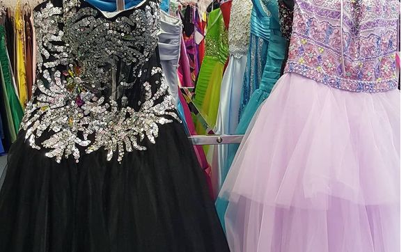 sachin and babi light blue dress Belle Amie Dress Boutique main image 1
