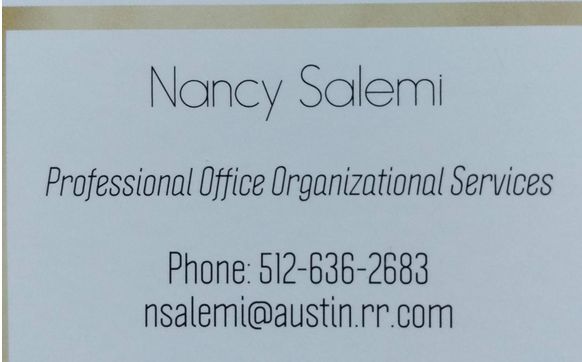 Professional Office Organization Services by Nancy Salemi Professional Office Organizational Services