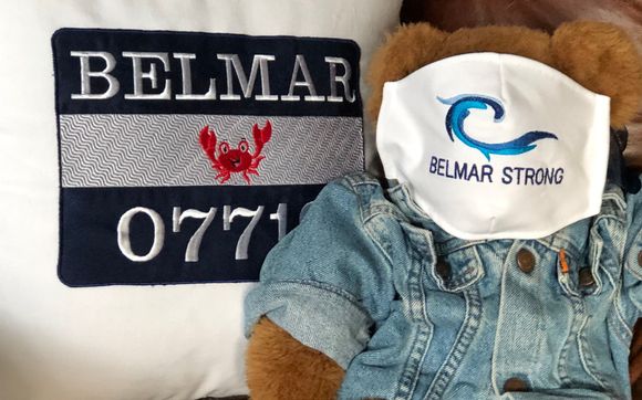 Protective masks by Jersey boy boutique embroidery 