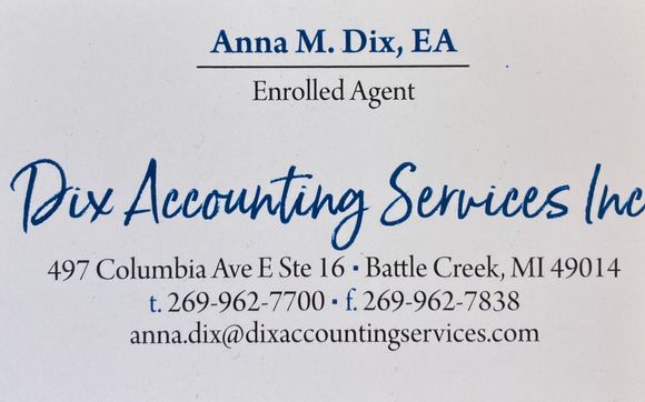 Payroll Service and Income Tax Preparation  by Dix Accounting Service Inc