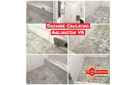 Shower Caulking - Arlington VA by Mr. Handyman