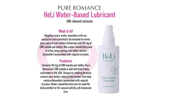 HeLi CBD infused Lubricant by Pure Romance by Donna Serrano in San Jose, CA  - Alignable