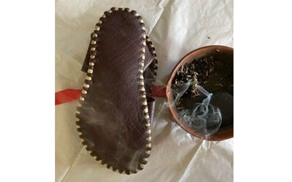 Wedding Moccasins  by Soul Proprietor Sacred Objects