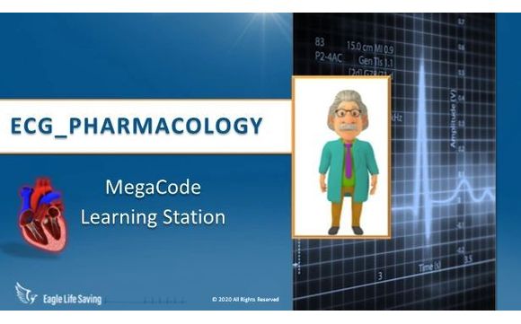 ECG_PHARMACOLOGY 2021 LEARNING STATION - (STREAMING VIDEO) by Eagle Life Saving (CPR Company)