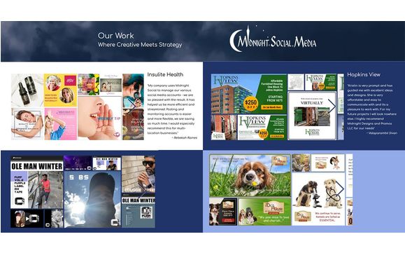 Social Media Marketing by Midnight Design and Promos LLC