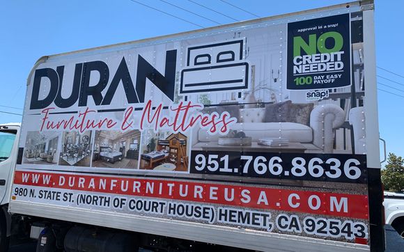 Delivery by Duran's Furniture