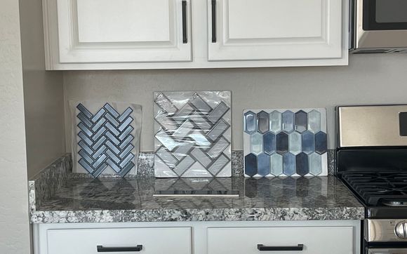 Backsplash installation by CHR Design & Build