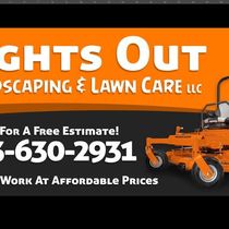 Free Estimates by Lights Out Landscaping and Lawn Care