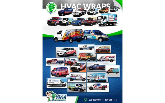 HVAC Industry Vehicle Wrap Specialists by Picture This Wraps and Graphics