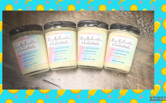Vegan Lotion Candle  by Reens Soy Candles & Essentials