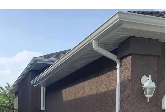 5" Seamless Gutters by THS Exterior's & Renovation's