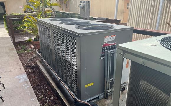 Emergency 20 Ton Ruud System for a school  by A/C Solutions of South Florida