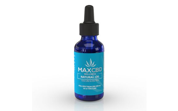 Daily Relief 300mg Full Spectrum CBD Oil by MaxCBD Wellness