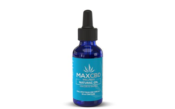 Max Relief 1000mg Full Spectrum CBD Oil by MaxCBD Wellness