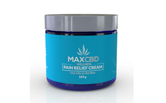 1000mg CBD Pain Relief Cream by MaxCBD Wellness