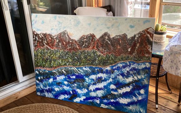 Painter of paintings by Pierre Studio Canada Art by Jane Dugan