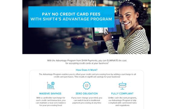 Shift Credit Card Processing  Home of the Zero Fee Merchant Account