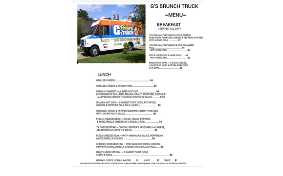 Food by G's Brunch Truck