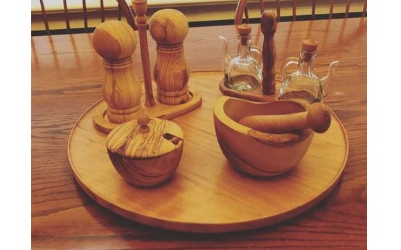 Lazy Susan perfect for your Kitchen  by M&M Wood Design LLC